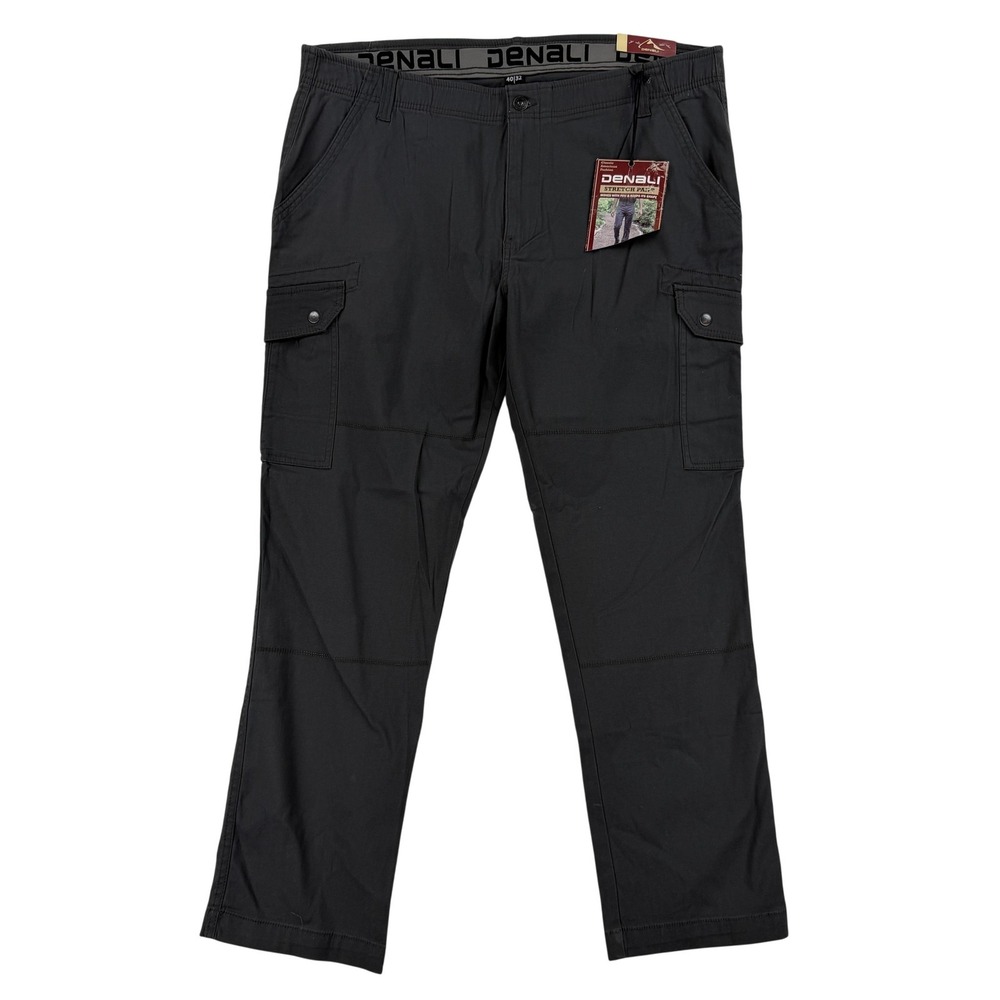 Denali Cargo Pants‎ Mens 40x32 Gray Stretch Canvas Classic Fit Workwear Casual